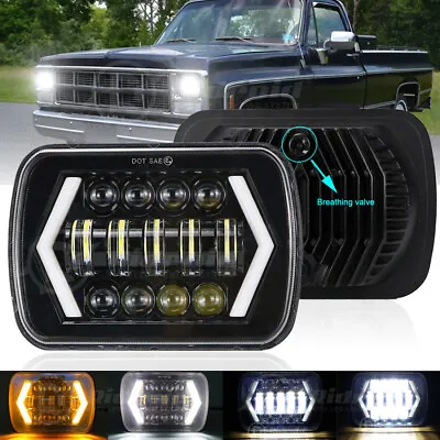 5x7'' 7x6 LED Headlight Hi-Lo Beam DRL For Toyota Pickup 1982-1995 Tacoma • $32.99