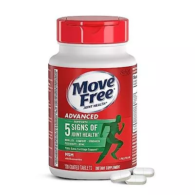 Move Free Advanced Glucosamine Chondroitin MSM Joint Support Supplement Suppo... • $29.25