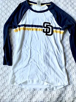 MLB Pink Victoria's Secret San Diego Padres Baseball Quarter Sleeve Top XS • $23.99