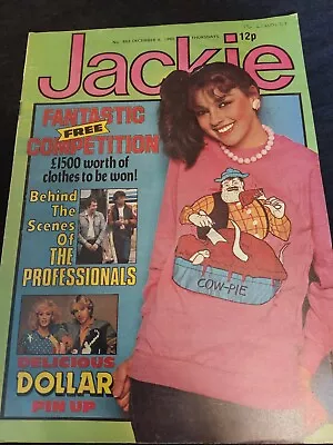 Vintage JACKIE Magazine 6th DECEMBER 1980 Dollar Poster The Professionals J778 • £13