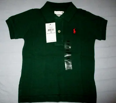 NEW WITH TAGS GENUINE RALPH LAUREN GREEN  BABY BOYS POLO 12 Month Free Post $109 • $32.26