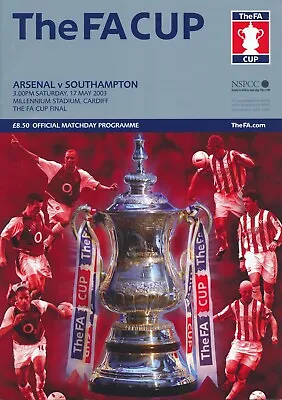 FA CUP FINAL PROGRAMME 2003 Arsenal V Southampton • £4.99