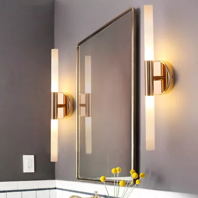 Modern Bathroom Front Mirror Light LED Vanity Acrylic Toilet Wall Lamp Fixture • $49.72