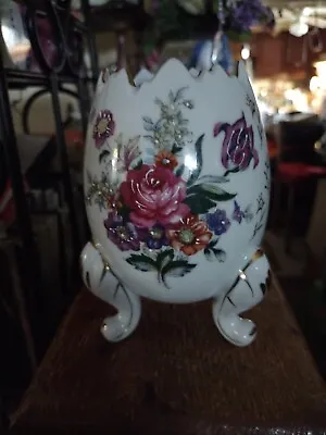 1950's Vintage Arnart Cracked Egg Vase With 3 Legs Japan • $22.75