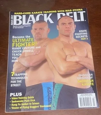 Blackbelt BJJ Magazine UFC Chuck Liddell Vs Randy Couture Cover March 2005 • $19.99