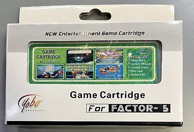 YOBO Factor 5 NES Cart (Moto Race Assault Force Bomb Kid Hot Gun Aether Mission) • $11.95