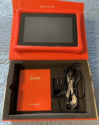 NABI2-NV7A 7  Kids Android Computer Tablet Red Bumper In Box - Untested • $24.99