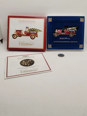 £19.43 • Buy Mint 2016 Hoover White House Ornament 3D Fire Truck Brass Historical Association