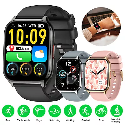 Smart Watch Men/Women IPX8 Waterproof Smartwatch Bluetooth For IPhone Samsung US • $50.29