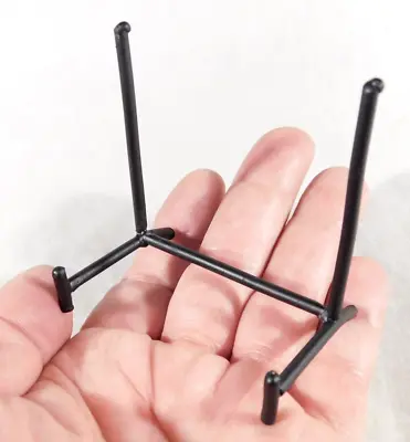 Easel Display Stand Black Metal Small Size • $4.99