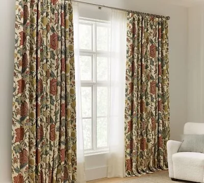 Pottery Barn Cynthia Palampore Printed Panels. Curtains - Irregular 80  X 48  • $89.95