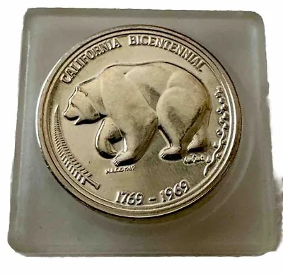 California Bicentennial Medal - 1769-1969 - Medallic Art Co. - .999 Silver • $55