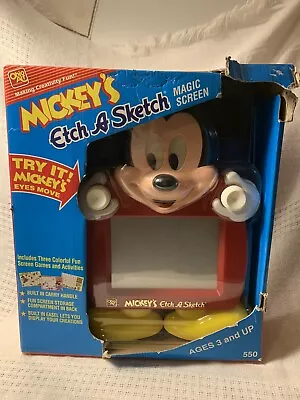 Mickey's Etch A Sketch Ohio Art 1991 NIB SEALED * • $32