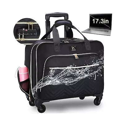 Jamini Rolling Laptop Bag With 4 Spinner Wheels 17.3 Inch & TSA Lock Large R... • $131.73