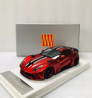 1/18 MW Model Ferrari F12 N-Largo S Rosso Fucco Red Limited 15 PCs No DG BBR Mr • $799.95