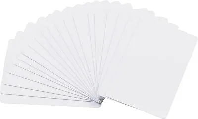 50 CR80 30Mil White Blank PVC Cards For Desktop Card Printers • $12