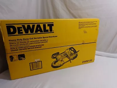 ** New ** Dewalt Corded Heavy Duty Deep Cut Variable Speed Bandsaw  # Dwm120 • $99.99