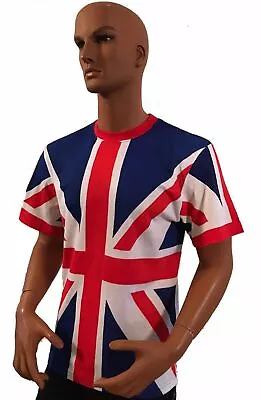 Union Jack T-Shirt Crew Neck Size: XS S M L XL 2XL 3XL For Various Celebration • £12.99