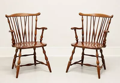 $695 • Buy PENNSYLVANIA HOUSE Solid Cherry Windsor Dining Armchairs - Pair