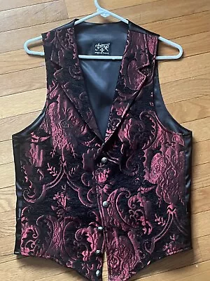 Shrine Of Hollywood Mens Goth Vampire Vest    Size Small • $75