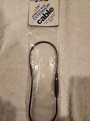 Nos Vintage Classic 24  Inch Car & Truck Am/fm Radio Antenna Cable Extension • $12.99