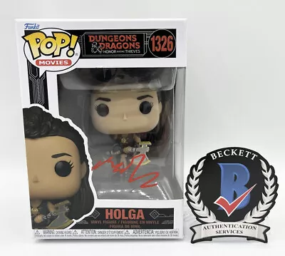 Michelle Rodriguez Signed Funko Pop Dungeons & Dragons Holga D Beckett Bas Coa • $179.95