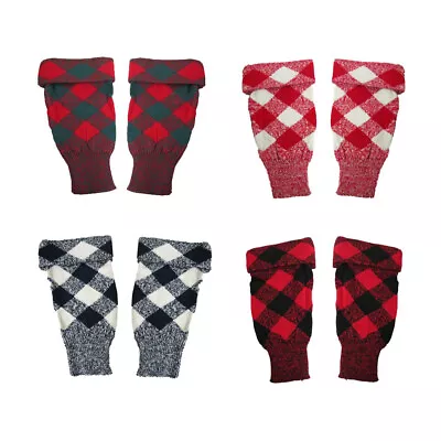 Tartanista Mens Tartan Checked Knitted Kilt Hose Tops • $26.36