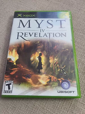 Myst IV: Revelation Microsoft Xbox 2005 Complete Cib Used Nice See Pics EC13 • $8