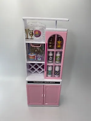 Modern Mini Kitchen House Playset For Kids Pink With Accessories • $24.99