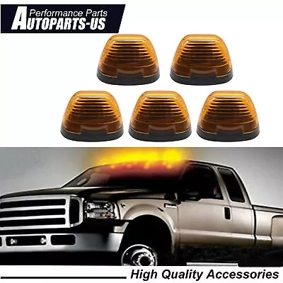 For 99-16 Ford F250 F350 F450 Super Duty 5X Amber LED Cab Roof Marker Light Kit • $24.59