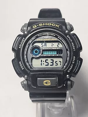Casio G-Shock Black Yellow 3232 DW-9052-1B Digital Watch New Battery • $30