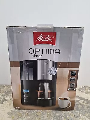 Melitta Filter Coffee Maker With Glass Pourer Hot Hold And Timer  100801 • £39.95