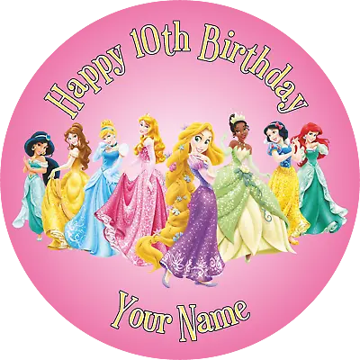 £3.99 • Buy Disney Princess Personalised Edible Cake Toppers & Cupcakes