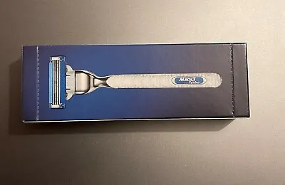 Gillette Mach 3 Turbo Metal Handle Plus Free Razor Blade BNIB FREE POSTAGE • £6.99