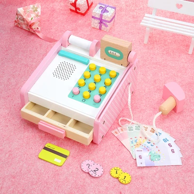 £20.99 • Buy Wooden Cash Register Cashier Role Play Checkout Money Till - Please Choose One