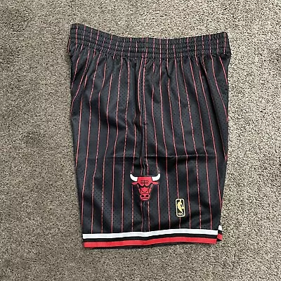 Mitchell & Ness NBA Alternate Swingman Shorts Chicago Bulls 96-97 Men’s Sz 2XL • $49.99