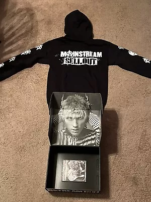 NEW!  Small - Machine Gun Kelly Black Hoodie Tickets To My Downfall CD Included • $99.99