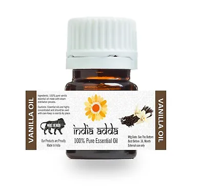 Vanilla Essential Oil Pure & Natural Undiluted 3 Ml To 100 Ml From India • £11.80