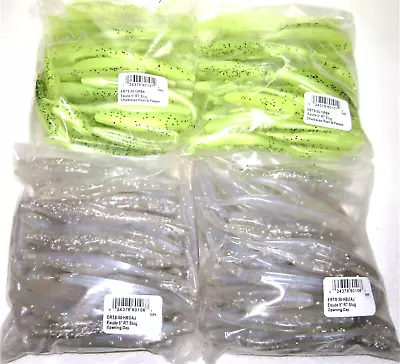 200 Mister Twister Jerk Shad 5 Inch Exude Rt Slug Lures Opening Day Chart. Pearl • $29.99