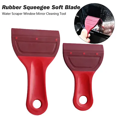 £5.99 • Buy 1/2x Cleaning Surfaces Window Mirrors Small Size Soft Blade Mini Rubber Squeegee