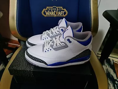 Nike Jordan 3 Retro Racer Blue 2021 Size 10 US M • $269