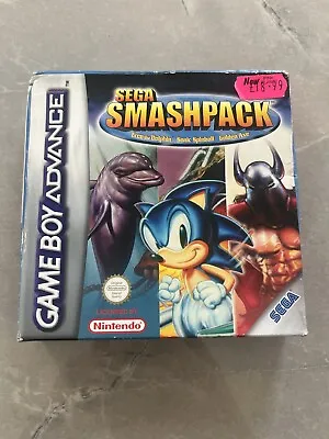 GAMEBOY ADVANCE SEGA SMASHPACK Boxed + Manual Golden Axe SONIC Ecco GBA • £24.99