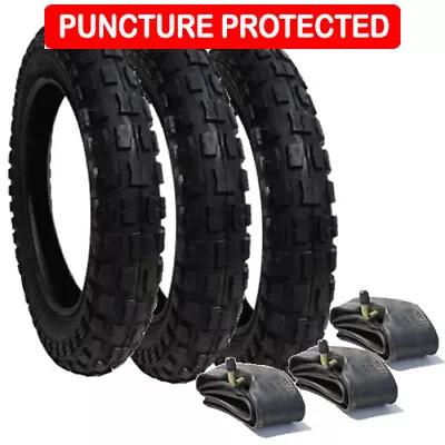 Set Of Tyres & Tubes For Quinny Freestyle Pushchairs Puncture Protected • £51.95