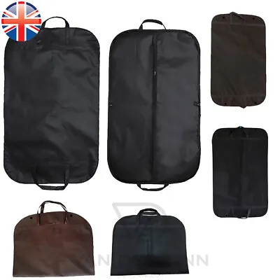 £6.68 • Buy Portable Suit Carry Bag Travel Clothes Dress Carrier Cover Bags 2 Sizes