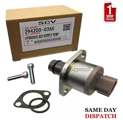 SCV Kit For Denso Diesel Fuel Pump Suction Control Valve 294200-0360 / 1460A037 • $57.50