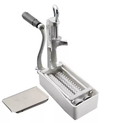 Manual Meat Tenderizer Kitchen Hand Crank Steak Flatten Cuber Machine Home Tool • $37.92