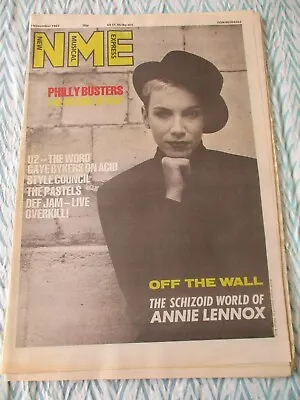 New Musical Express 7th November  1987 Annie Lennox • £7.50