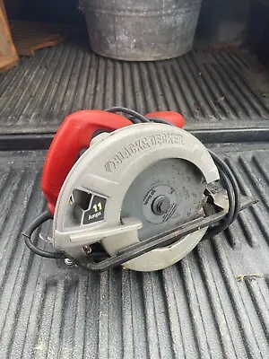 Black & Decker CS1000 7-1/4  Corded Circular Saw With Blade Tested Works • $7.50