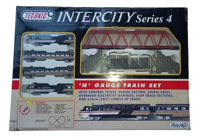 Technic 9 Intercity N Gauge Train Express Set Series 4 Peterkin Battery Powered • £89.99