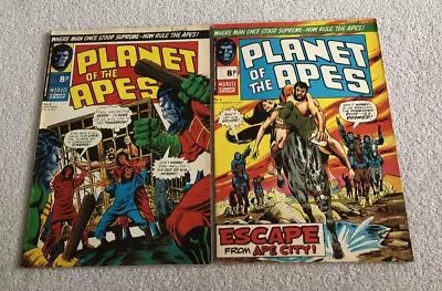 Planet Of The Apes. Marvel Comics. UK. 2 Comics. Issue 8 & 9. #8 & 9. #8. #9 • £9.98